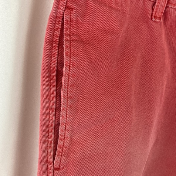 Saddlebred Red Flat Front Chino Shorts Size 32 - Picture 2 of 15
